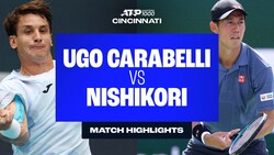 Highlights: Ugo Carabelli battles through Nishikori in Cincinnati opener