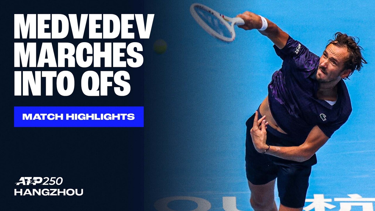 Highlights: Medvedev cruises past Basavareddy in Hangzhou 2025 opener