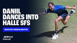 Highlights: Medvedev manages Michelsen in Halle 2025 QFs