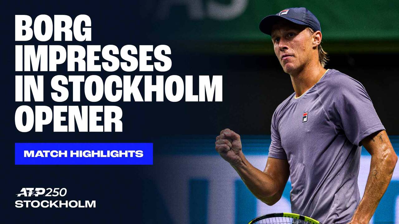 Highlights: Home favourite Borg clinches opener in Stockholm