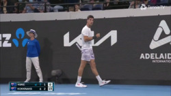 Hot Shot: Kokkinakis Produces Stunning Lob In Adelaide