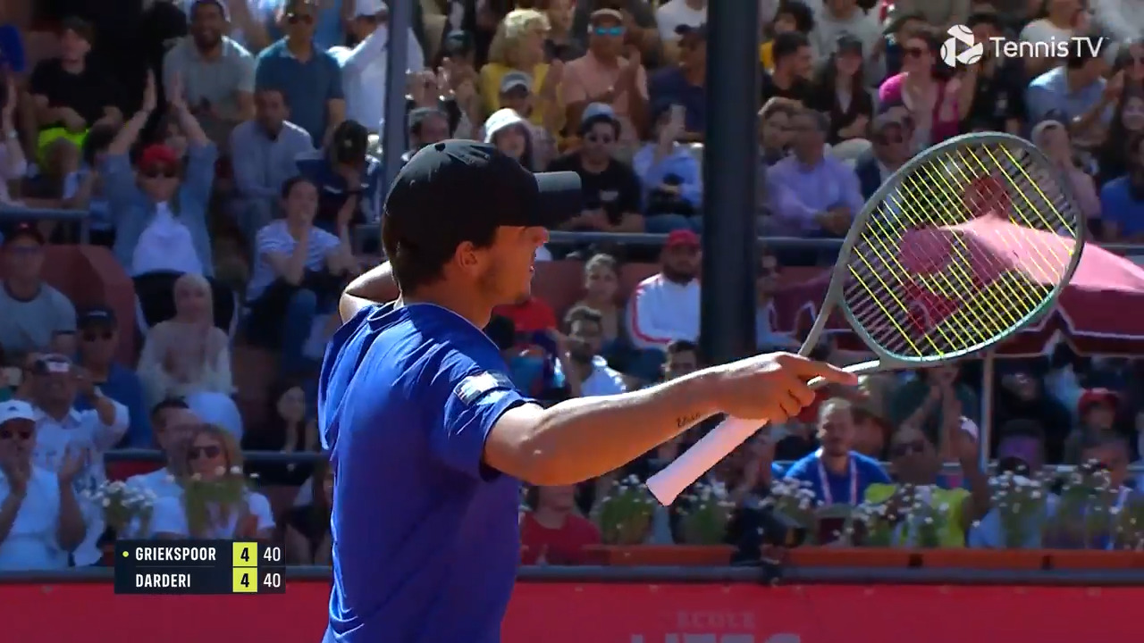 Hot Shot: From defence to offence for Darderi in Marrakech!
