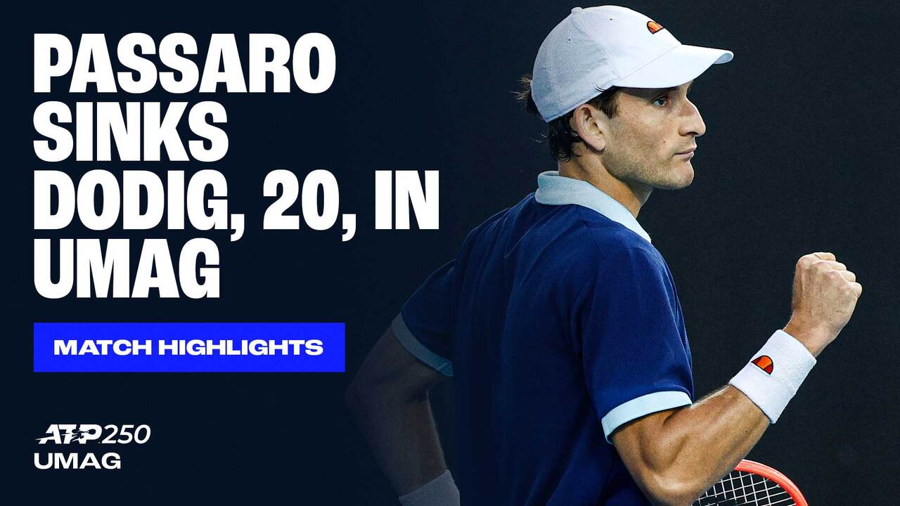 Highlights: Passaro defeats #NextGenATP Croatian Dodig in Umag 2025