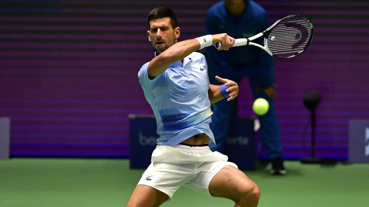 Highlights Djokovic Cools Khachanov For Astana SF Berth Video Search Results ATP Tour Tennis