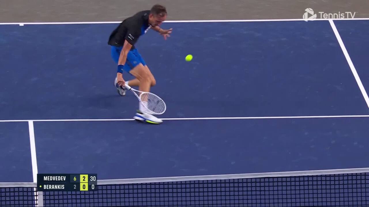Hot Shot Medvedev Slides Into Sweet Drop Shot In Los Cabos Video Search Results ATP Tour Tennis