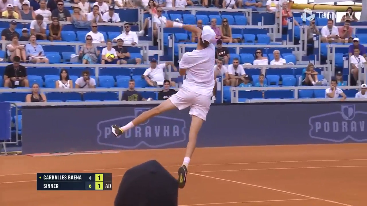 Hot Shot Sinner Swats Spectacular High Forehand Winner In Umag Video Search Results ATP Tour Tennis