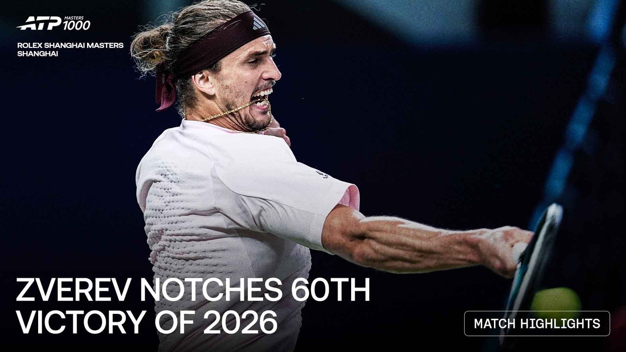 Highlights: Zverev gets past Halys to reach Shanghai 2026 R4