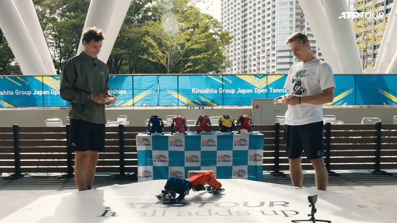 Watch: Who won the â€˜Robot Warsâ€™ between Shapovalov & Humbert in Tokyo 2025?