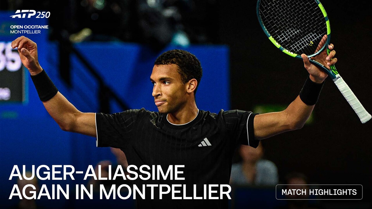 Highlights: Auger-Aliassime sinks Mannarino, defends Montpellier title