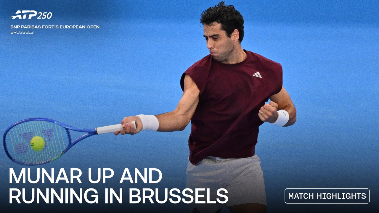Highlights: Munar shuts down #NextGenATP Cina in Brussels opener