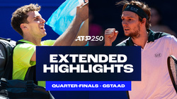 Extended Highlights: Cerundolo upsets Ruud; Bublik, Cazaux advance to Gstaad SFs