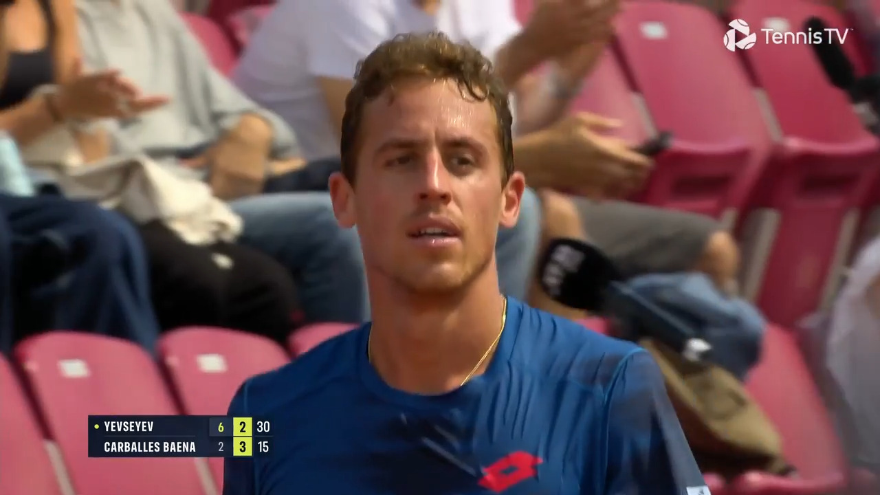 Roberto Carballes Baena finds a devastating angle on the dead run in Bastad. Watch live & on demand at tennistv.com.