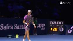 Highlights: Rune eases past Goffin into Basel semi-finals