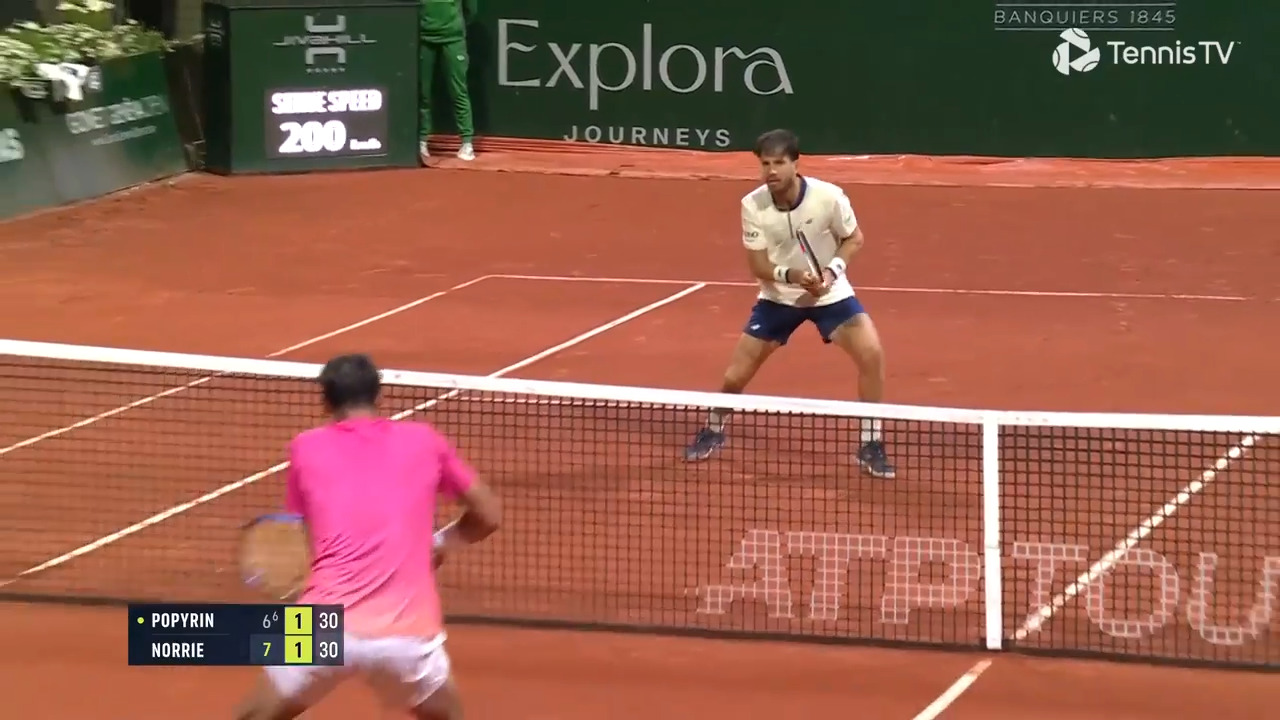 Hot Shot: Norrie notches cat-and-mouse exchange in Geneva