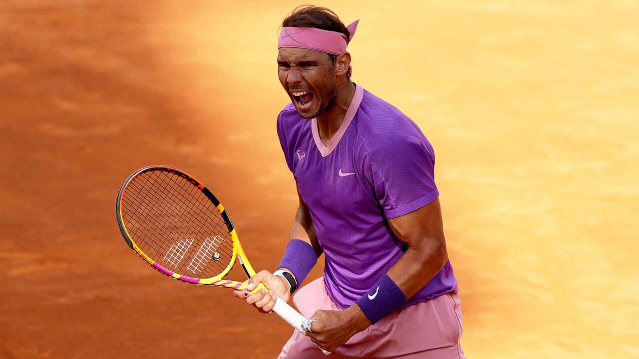 Rafael Nadal Ends Reilly Opelkas Run, Reaches 12th Rome Final ATP Tour Tennis