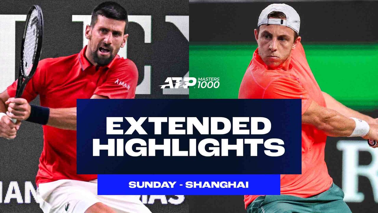 Extended Highlights: Djokovic advances; Sinner retires vs. Griekspoor in Shanghai 