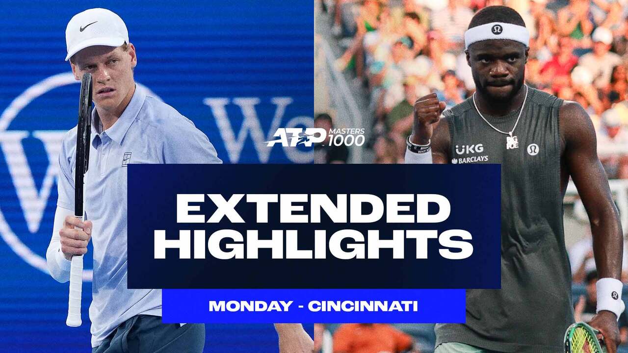 Extended Highlights: Sinner, Tiafoe, Fritz earn R3 wins in Cincinnati