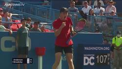 Hot Shot: Brooksby Conecta Un Súper Passing Shot Ante Anderson En Washington
