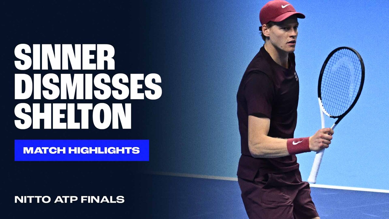 Highlights: Sinner sinks Shelton to cap perfect group stage in Turin