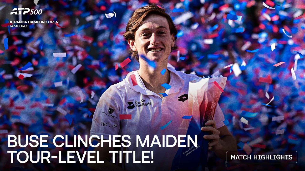 Highlights: Buse logra en Hamburgo su primer título en el ATP Tour
