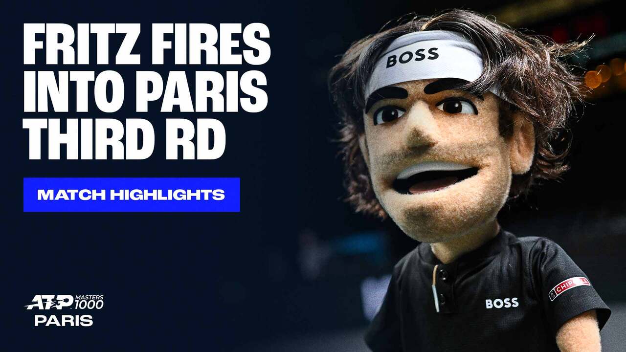 Highlights: Fritz wins his opening match in Paris 2025