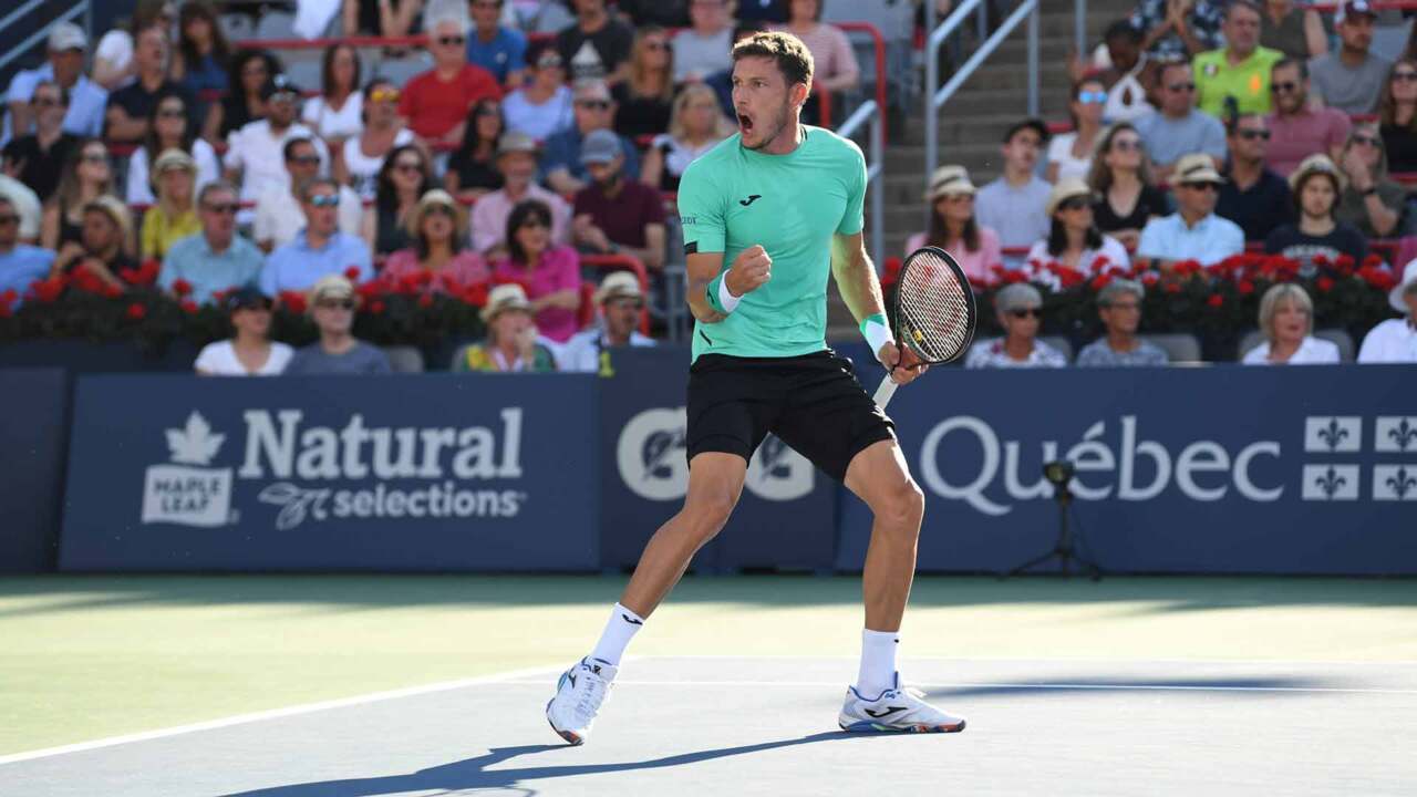 Hot Shot Carreno Busta Wins Outrageous Point In Montreal Video Search Results ATP Tour Tennis