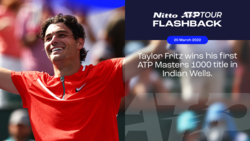 ATP Tour Flashback Presented By Nitto: Fritz's Indian Wells Triumph