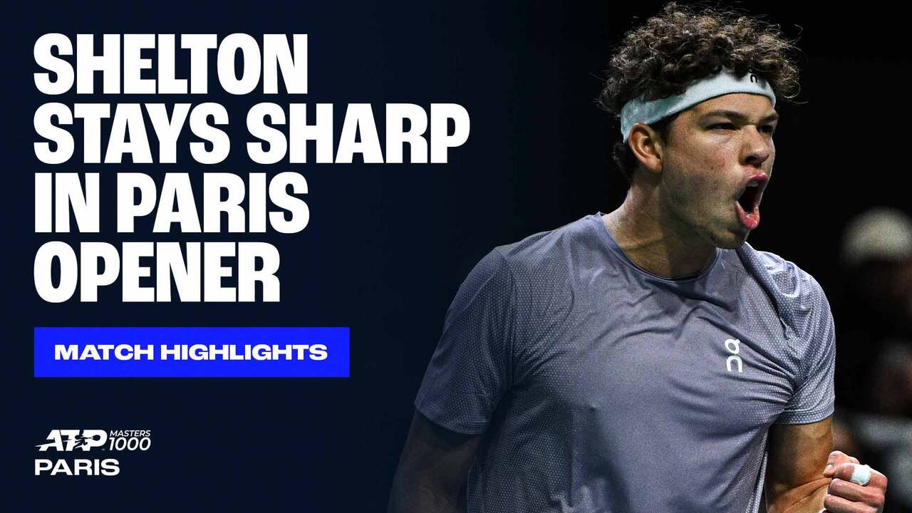 Highlights: Shelton overcomes Cobolli in Paris 2025 R2