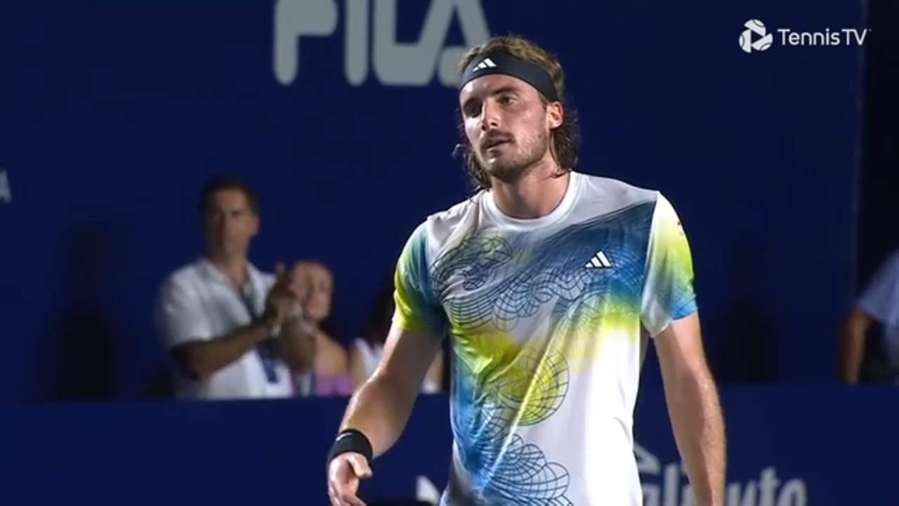 Highlights Tsitsipas Shuts Down Isner In Los Cabos Video Search Results ATP Tour Tennis