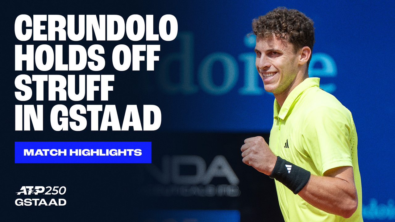 Highlights: Cerundolo moves past Struff in three-set Gstaad opener 