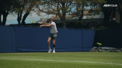 Here's How Bublik Perfects His Drop Shots At Eastbourne