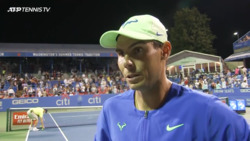 Nadal Reflects on 'Unforgettable' Atmosphere In Washington