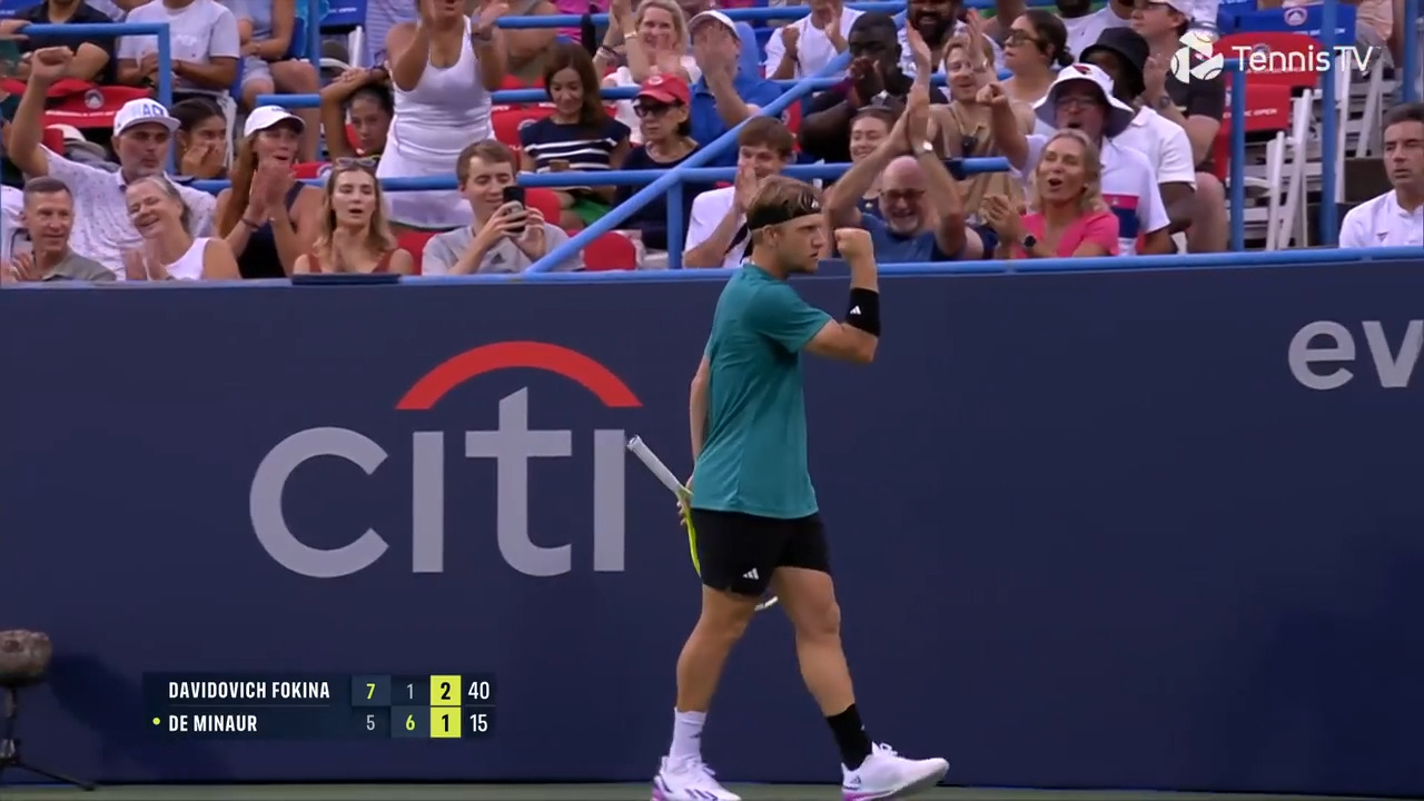 Hot Shot: Davidovich Fokina's magic backhand seals key break in Washington final 2025