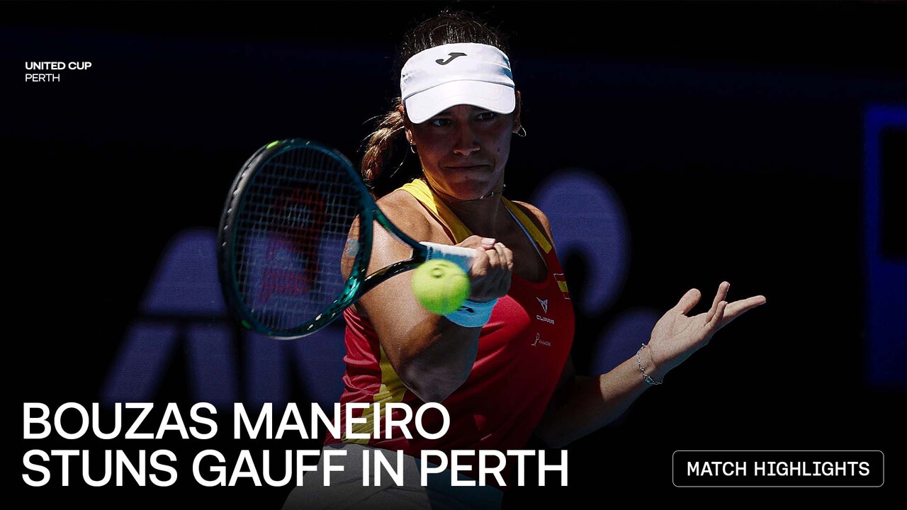 Highlights: Bouzas Maneiro upsets Gauff at United Cup