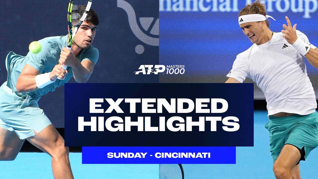 Extended Highlights: Alcaraz, Zverev, Rublev make winning starts in Cincinnati