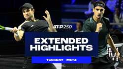 Highlights extendidas: Vukic, Sonego y Norrie avanzan en Metz