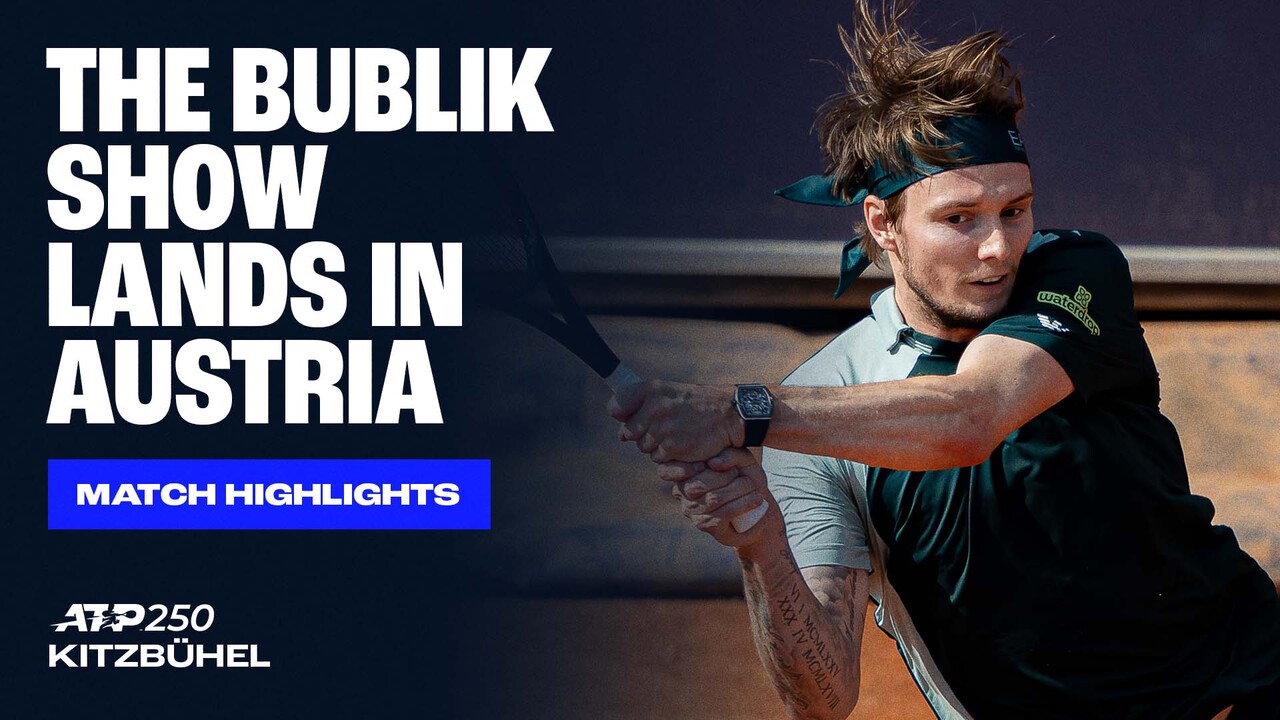 Highlights: Bublik maintains form with Tirante win in Kitzbuhel 