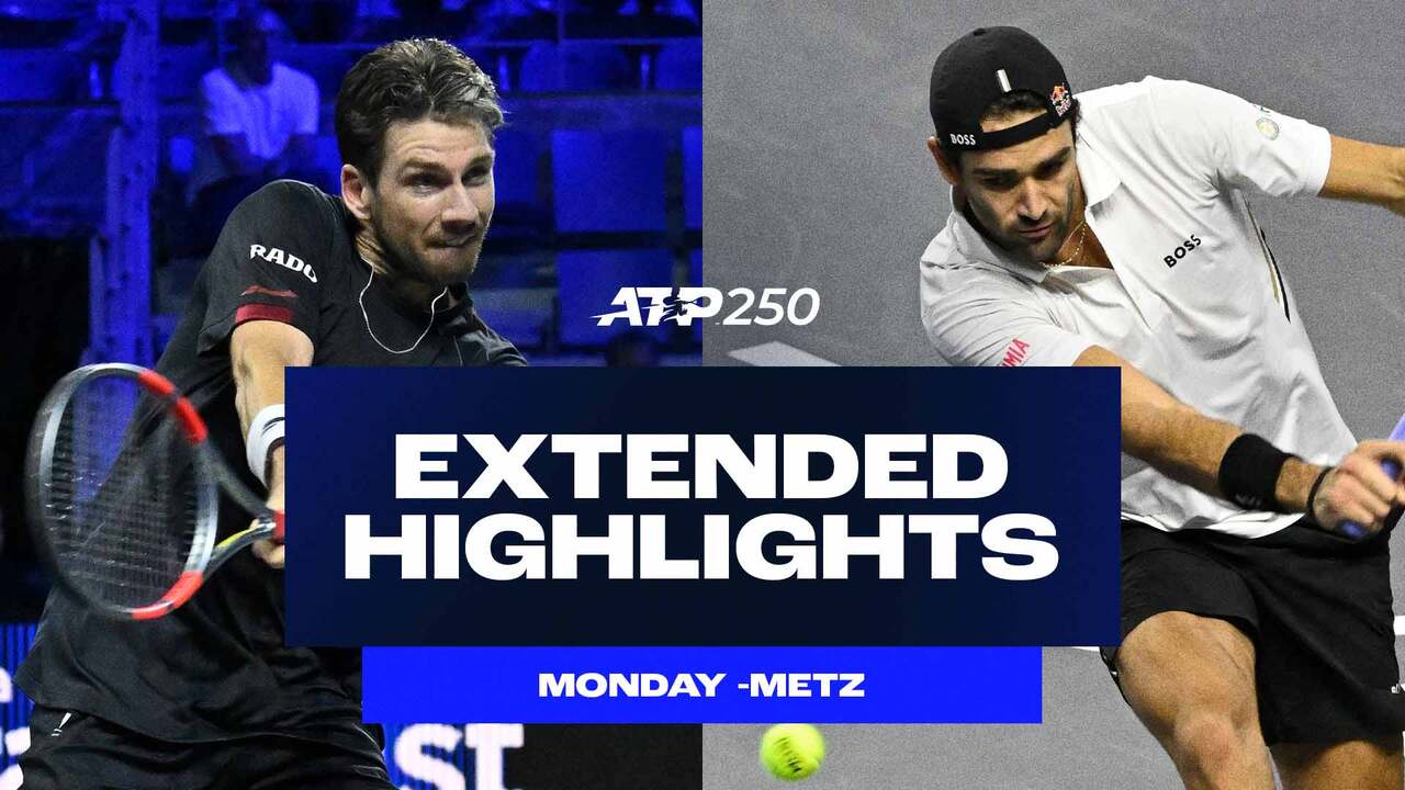 Extended Highlights: Norrie, Berrettini, Sonego make winning starts in Metz 2025