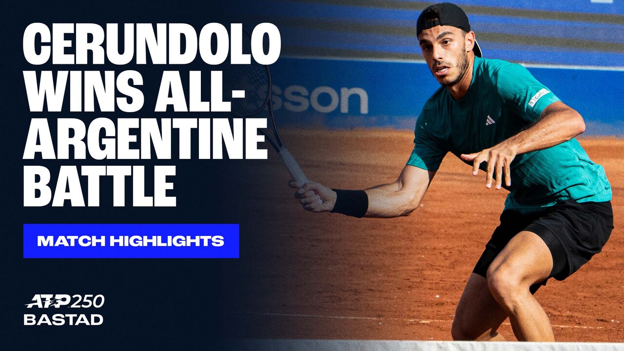 Highlights: Former champ Cerundolo makes confident start in Bastad