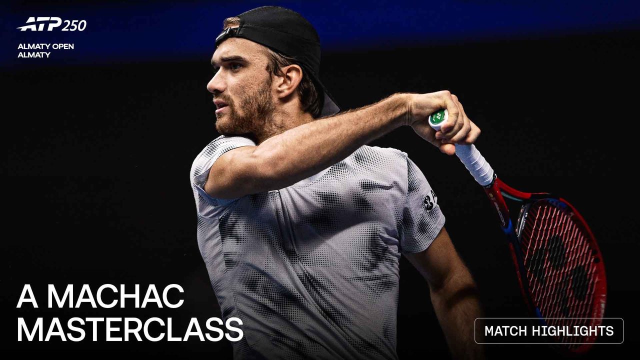 Highlights: Machac blitzes wild card Nurlanuly in Almaty 2026 opener