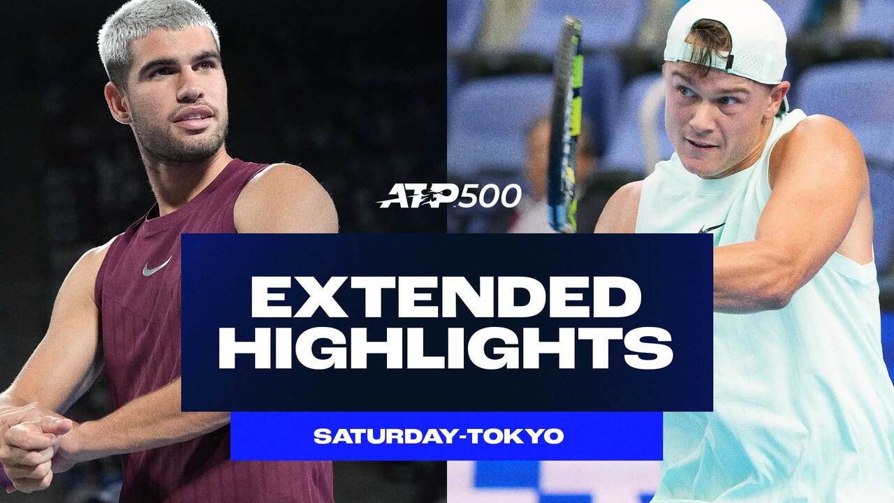 Extended Highlights: Alcaraz, Rune earn Tokyo wins