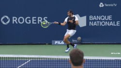 Hot Shot: Berrettini Paints The Baseline With Crushing Forehand In Montreal