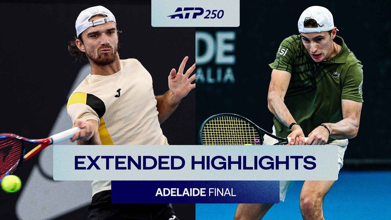 Extended Highlights: Machac rallies past Humbert for Adelaide title