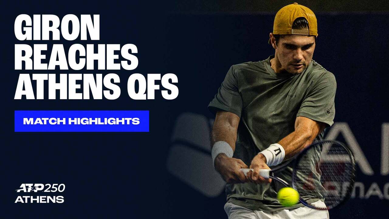 Highlights: Giron ousts countryman Nakashima in Athens 2025