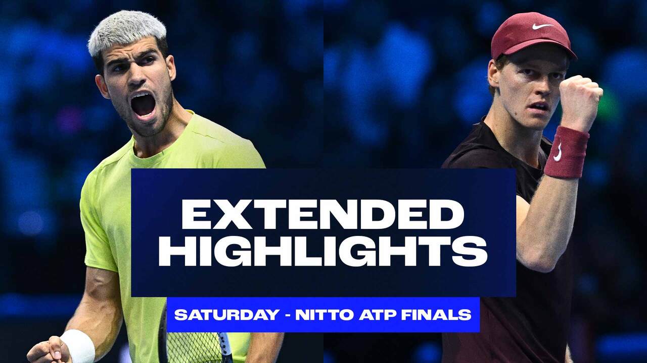 Extended Highlights: Alcaraz, Sinner set final clash in Turin