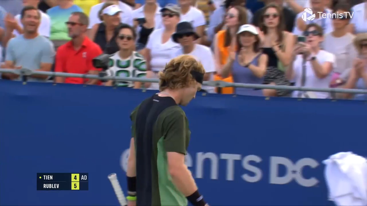 Hot Shot: Rublev sizzles winner vs. Tien in Washington