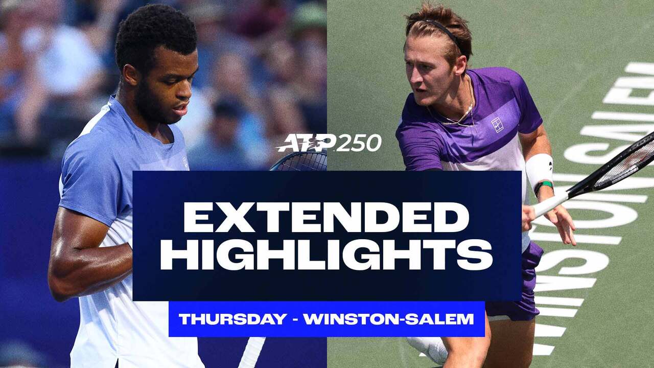 Extended Highlights: Mpetshi Perricard, Korda and Fucsovics reach Winston-Salem 2025 SFs