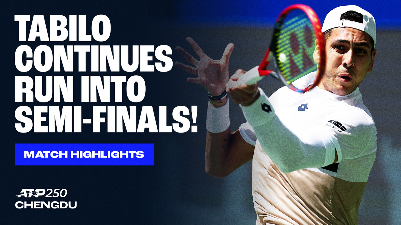 Highlights: Tabilo rallies past O'Connell for Chengdu SF spot