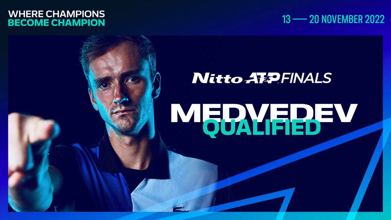 Daniil Medvedev Earns Fourth Consecutive Nitto ATP Finals Qualification ATP Tour Tennis