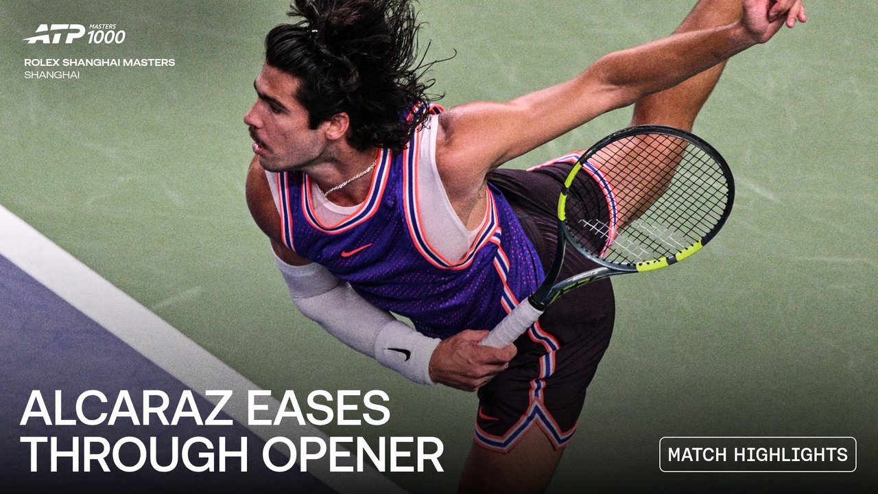 Highlights: Alcaraz too good for Cerundolo, kick-starts Shanghai title bid